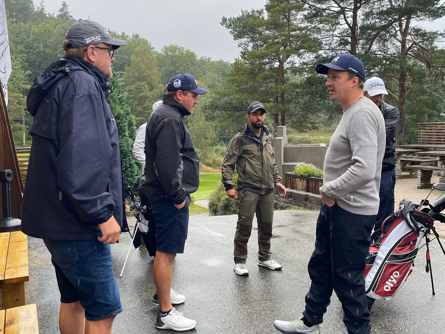 Golf i allslags vær! Regionsturnering på Kristiansand Golfklubb.