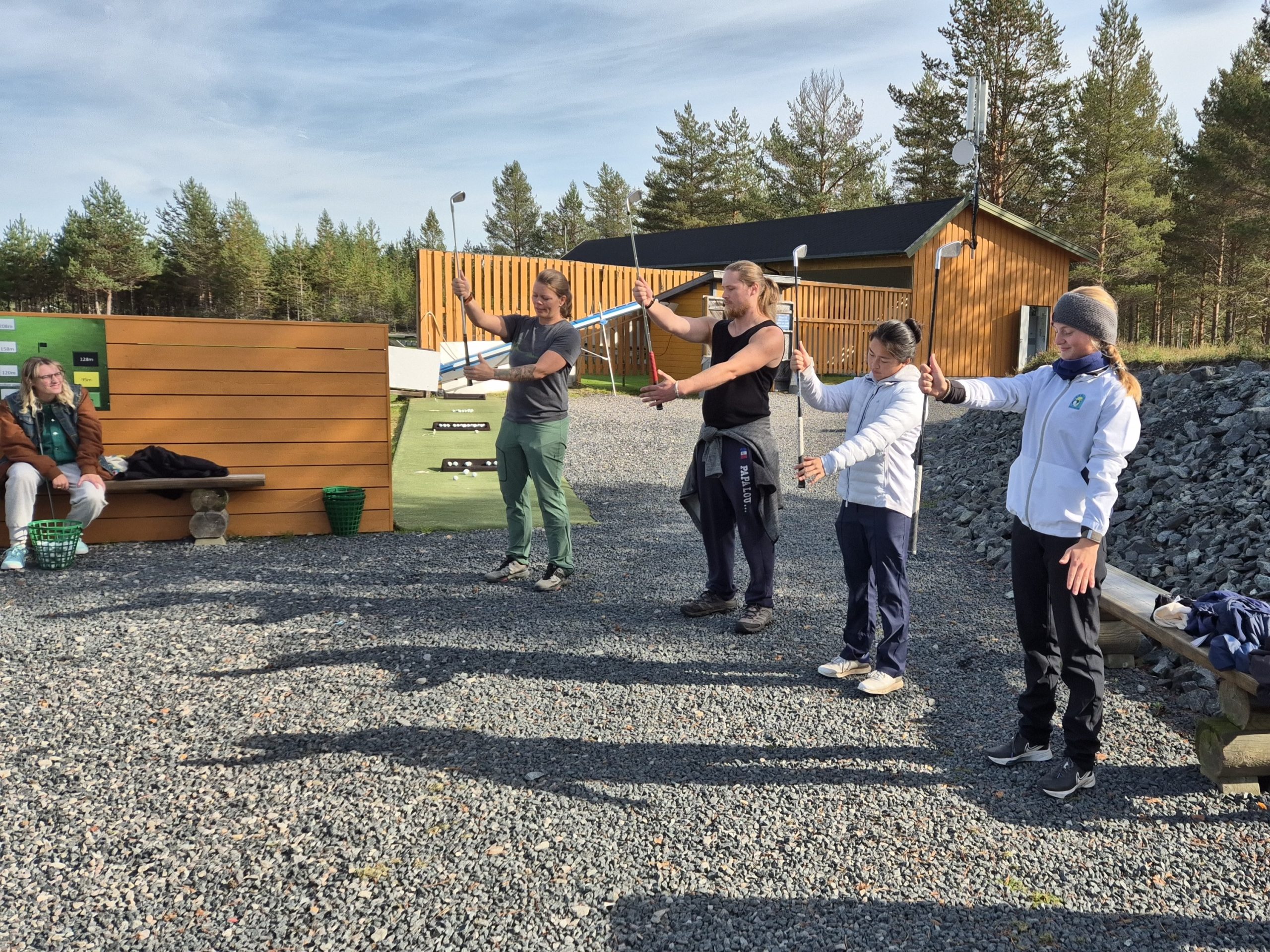 Golfglede og kompetanse i fokus. Trener 1 kurs på Elverum Golfklubb.