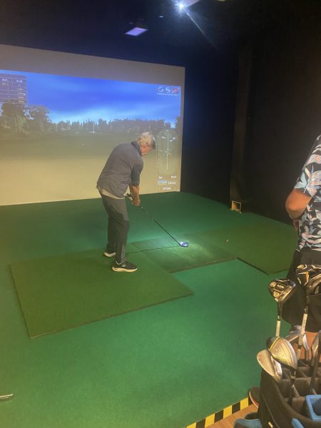 Golf er herlig, hele året! Deltakere fra Bymisjonen i Kragerø.