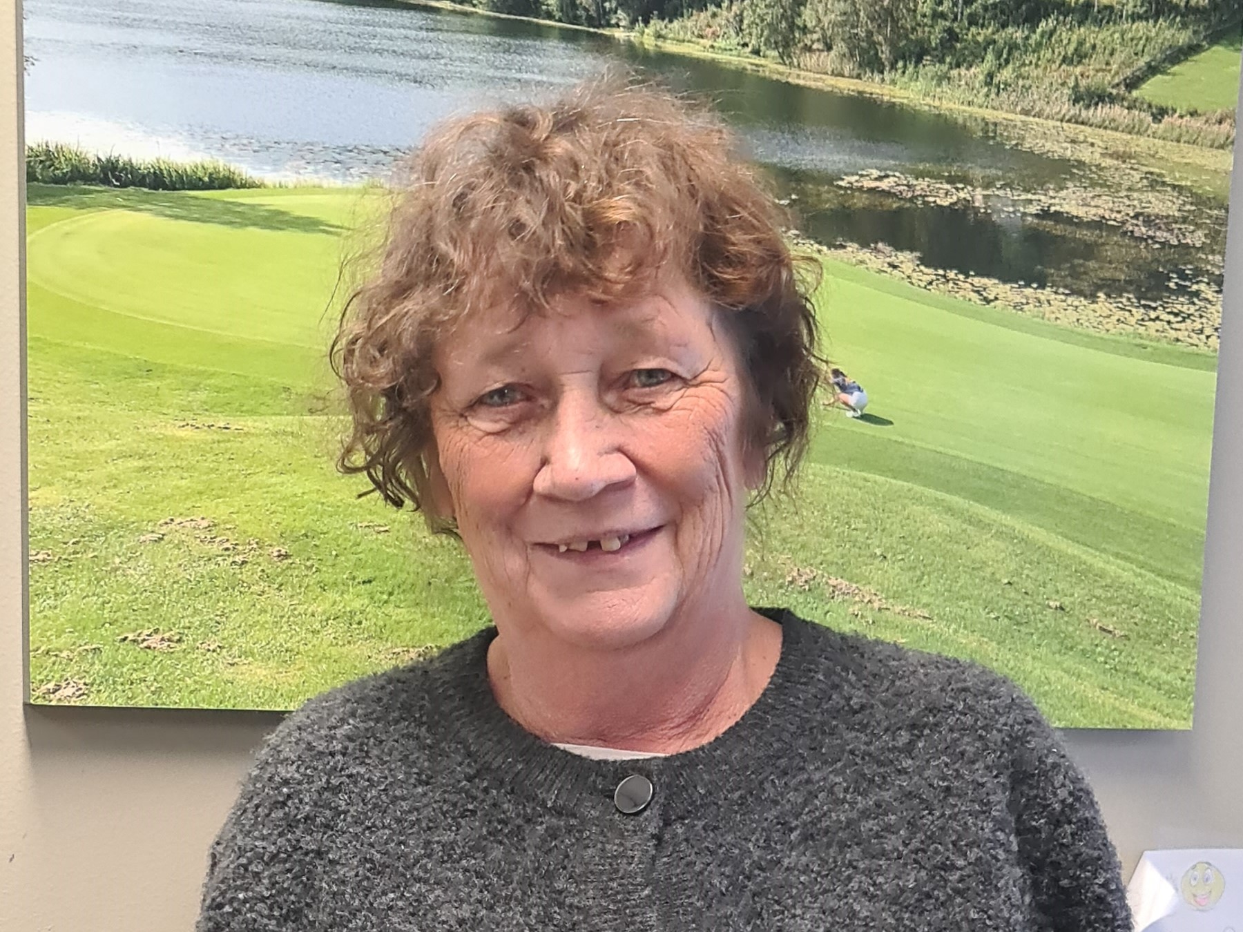 Ildsjel Kristin Bendixen i Asker Golfklubb.